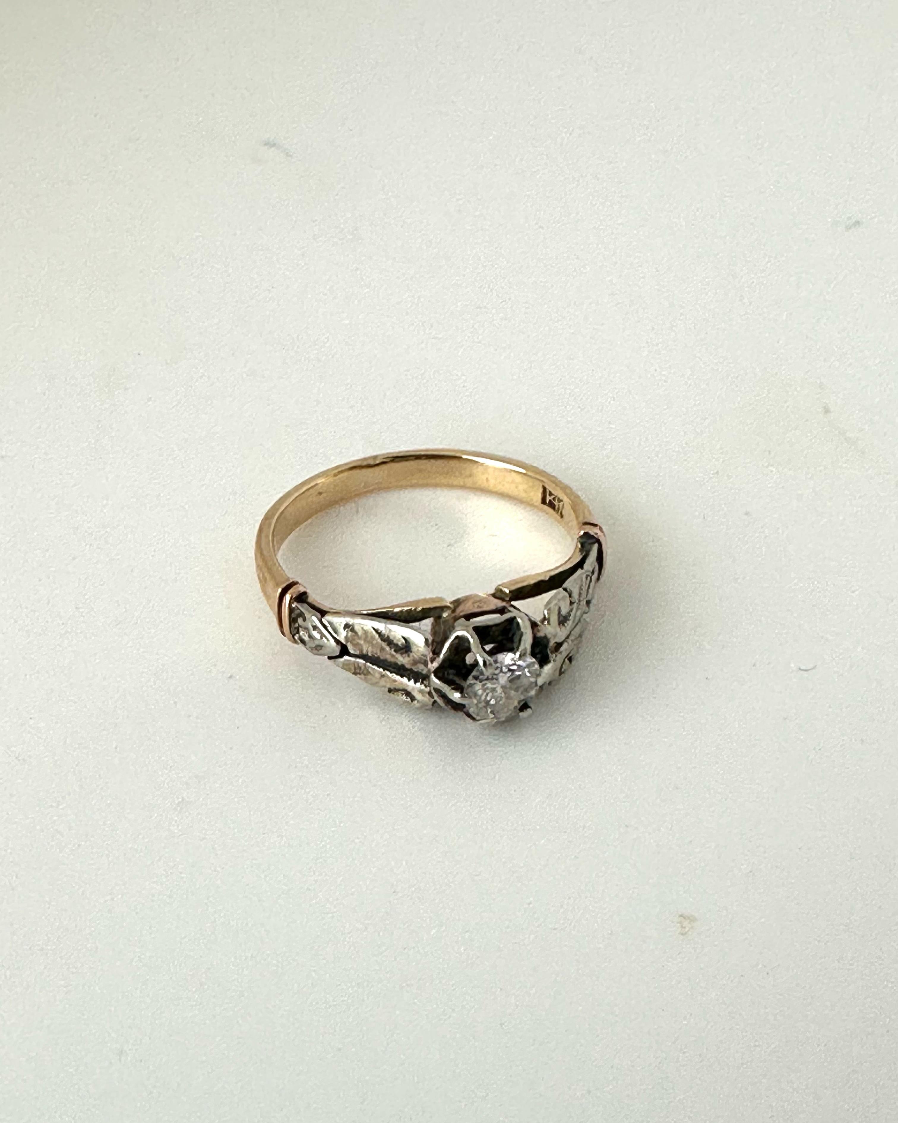 Anillo Antiguo Diamante