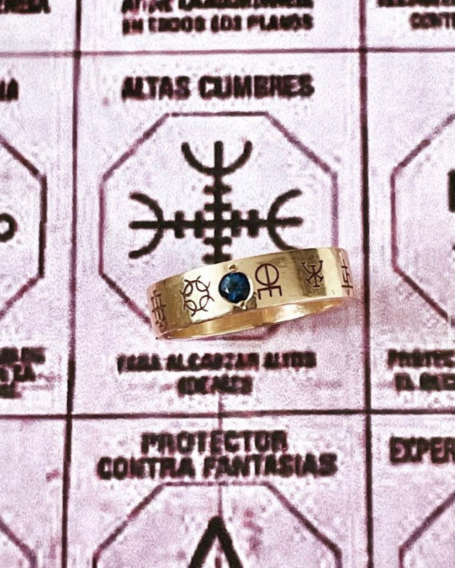 Anillo Runas Mágicas