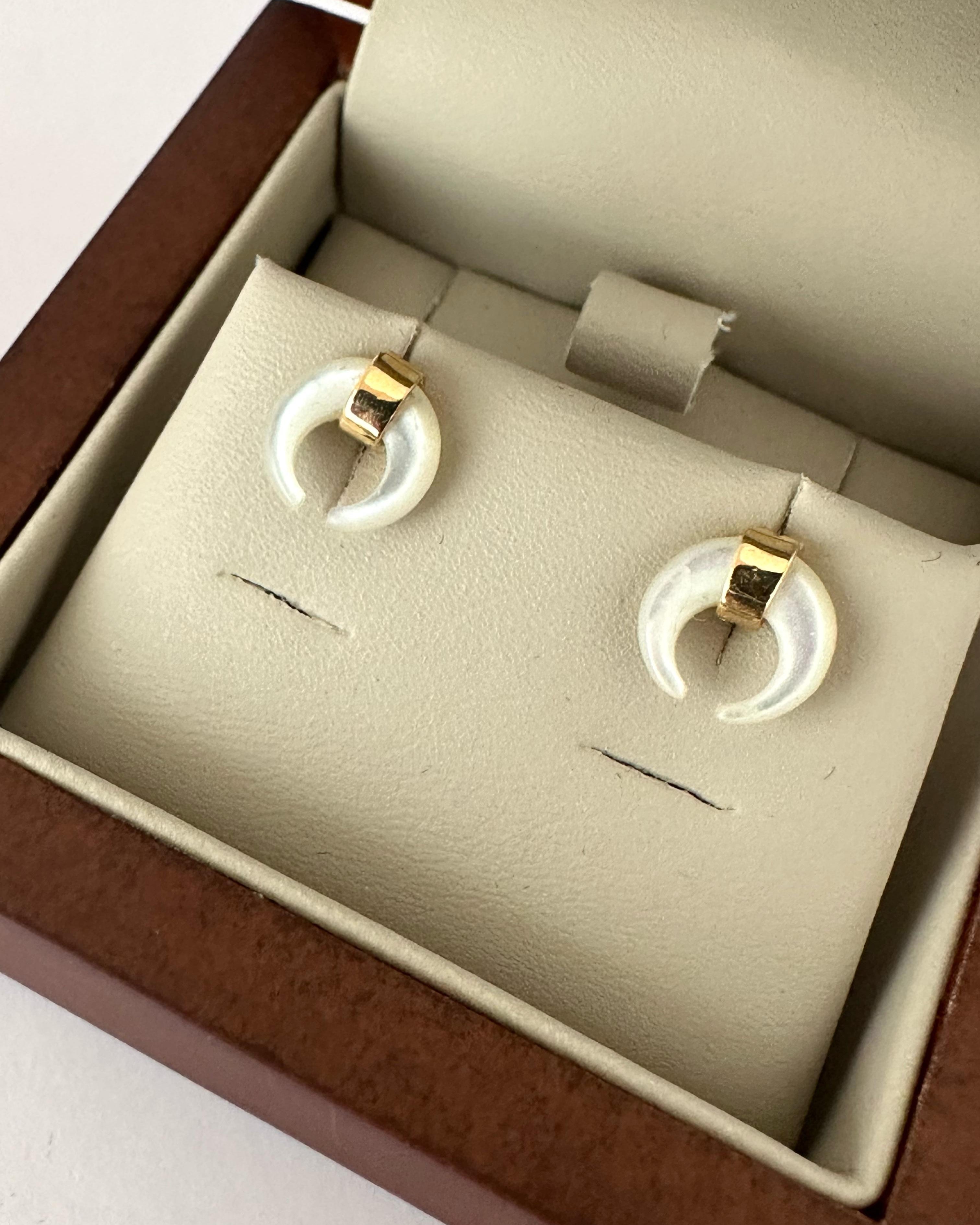 Aretes Cuerno de Luna