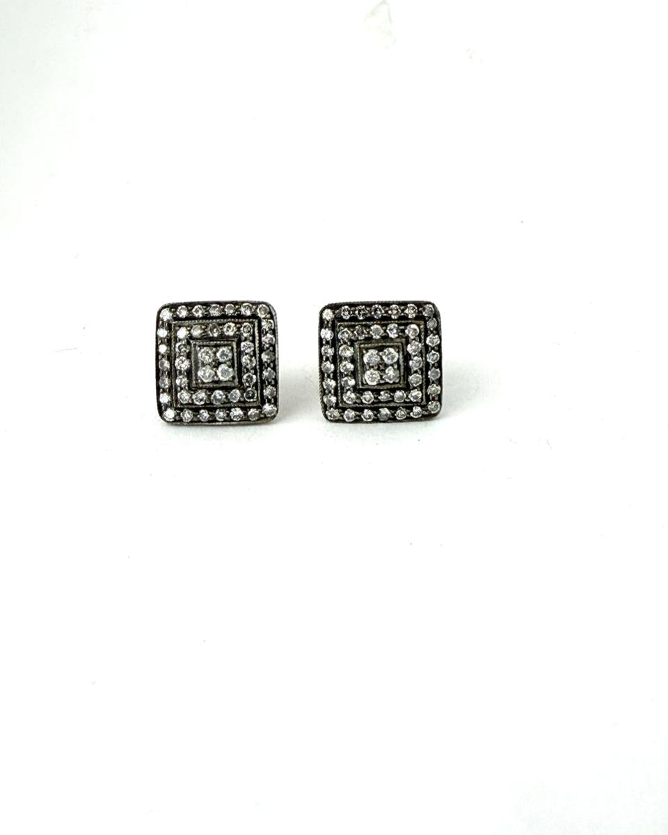 Aretes Antiguos de Diamantes