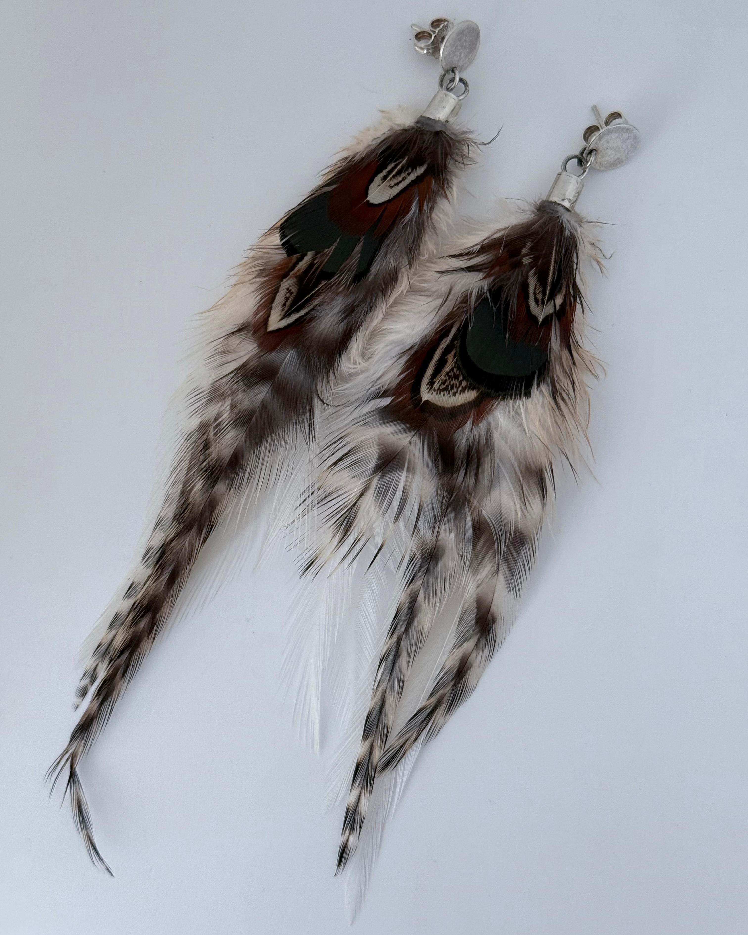 Aretes de Pluma