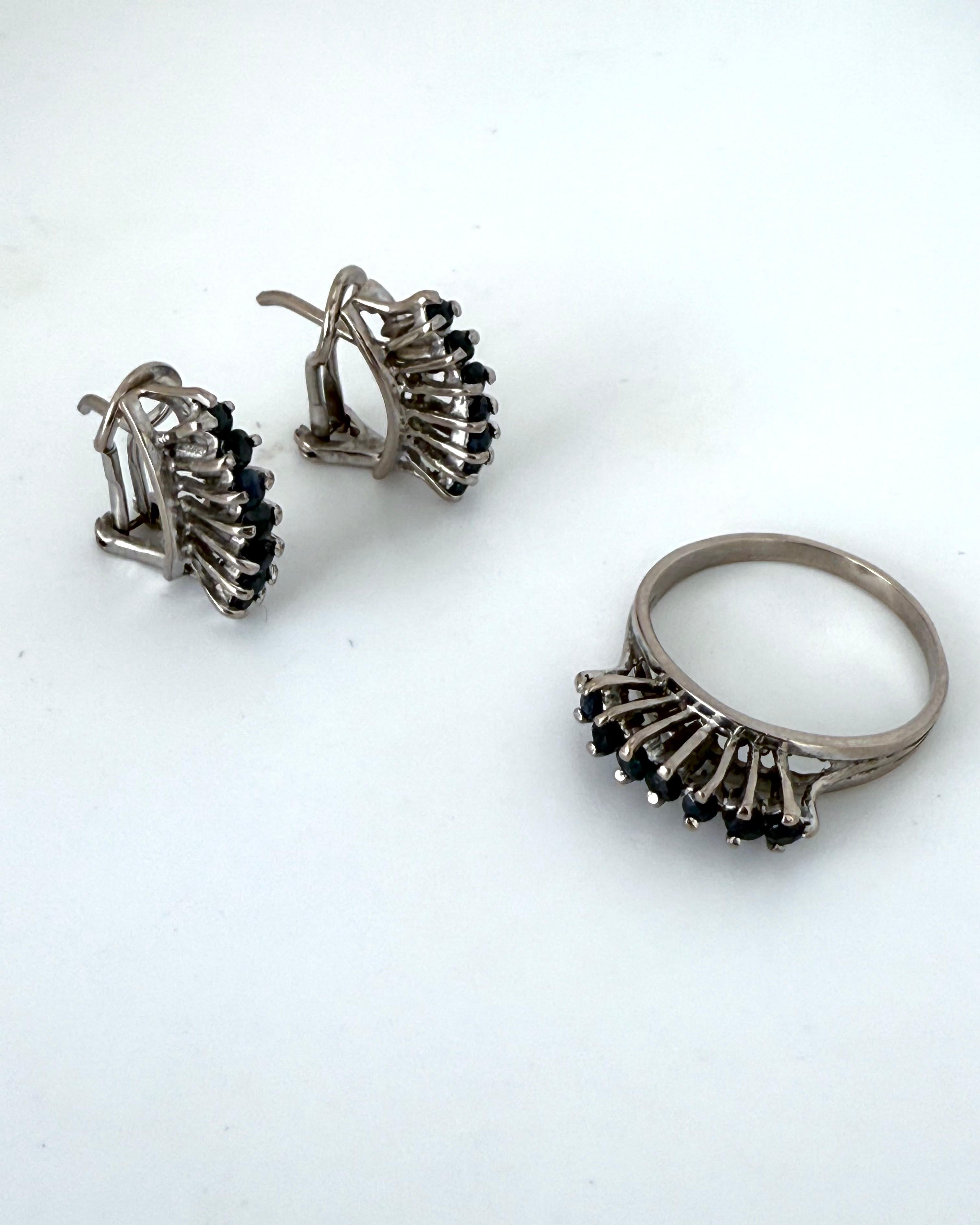 Juego Vintage Zafiros