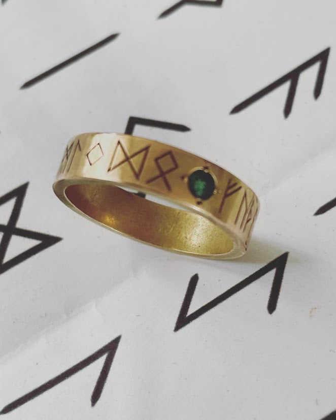 Anillo Alfabeto Rúnico