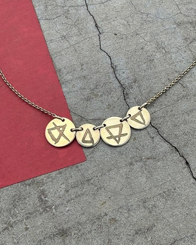 Collar Cuatro elementos