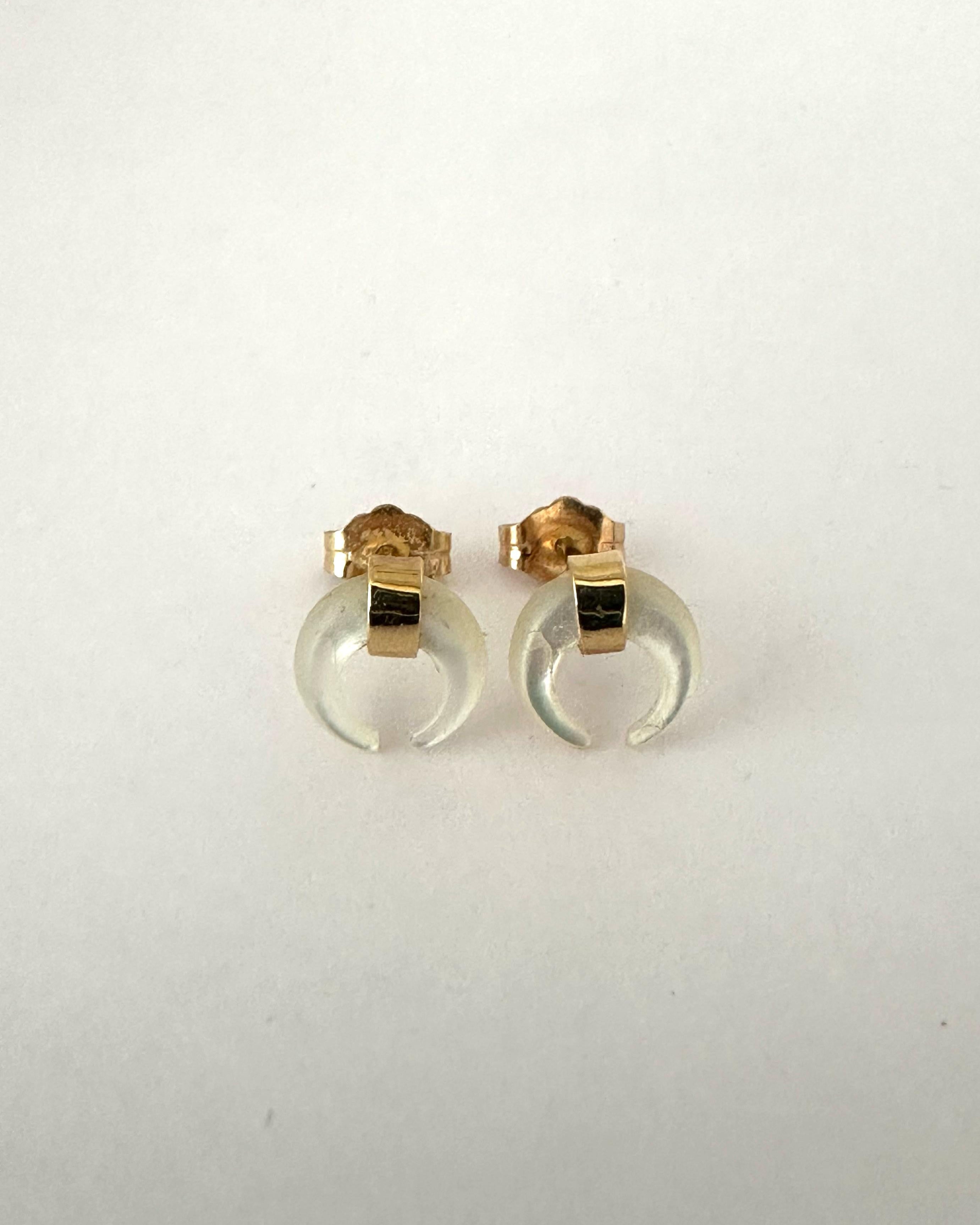 Aretes Cuerno de Luna