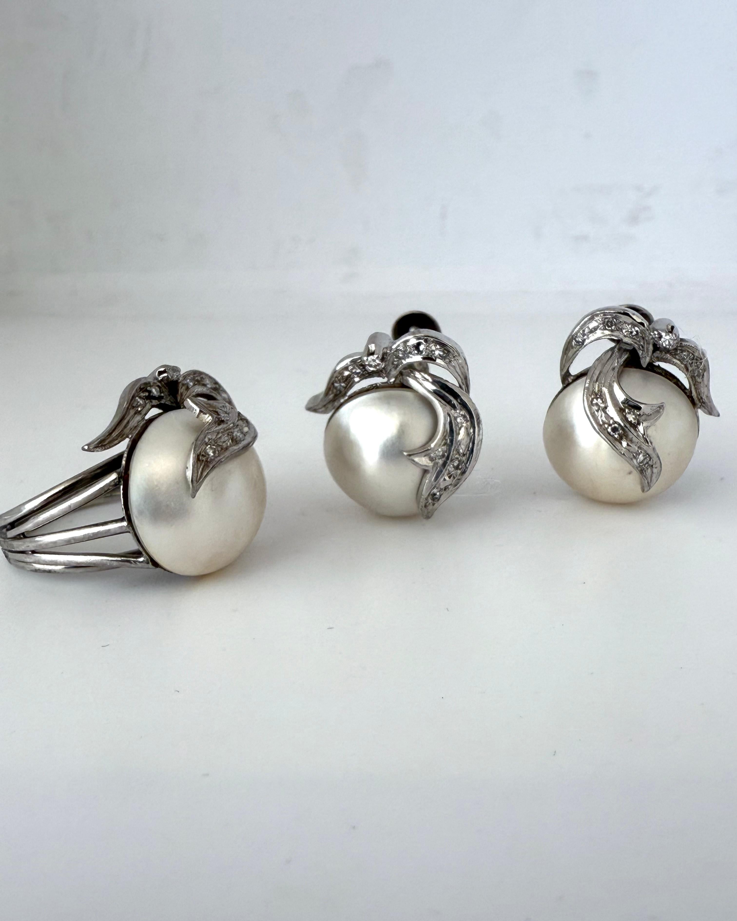 Juego Vintage Medias Perlas